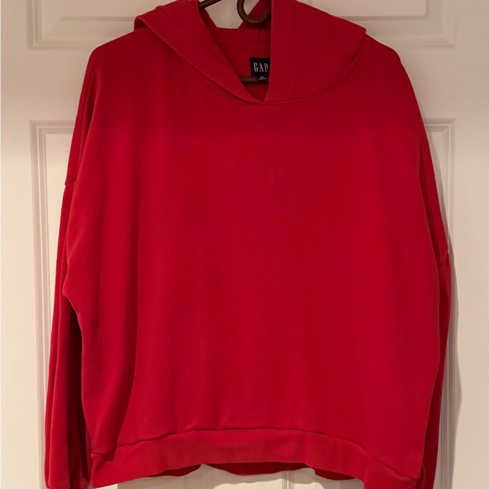 GAP Women's Vibrant Red Hoodie